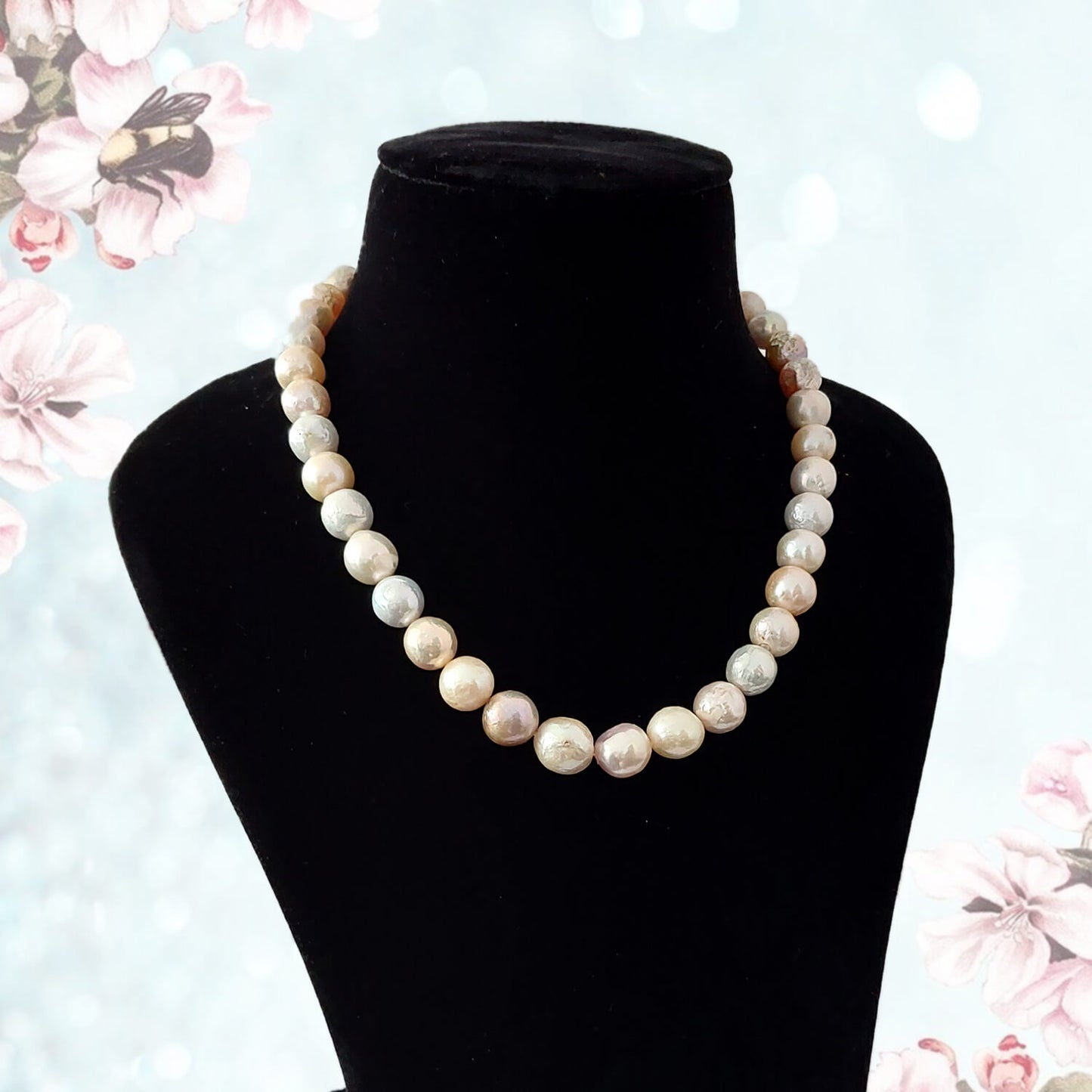 Jordyn Graduation Fresh Water Pearl Necklace