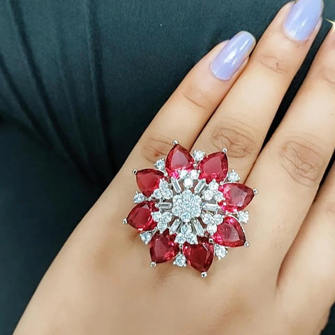 Ariana Cocktail Adjustable Ring