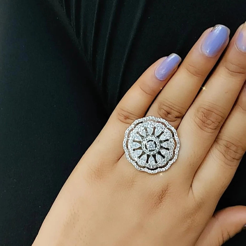 Ayla Cocktail Adjustable Ring