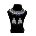Kaylani Necklace Set With Monalisa Stone Hangings And Dori