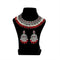 Kaylani Necklace Set With Monalisa Stone Hangings And Dori