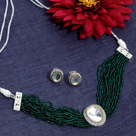 Haven Choker Necklace Set With Dori