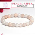 Certified Peach Jasper 8mm Natural Stone Bracelet