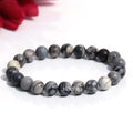 Certified Black Picasso 8mm Natural Stone Bracelet