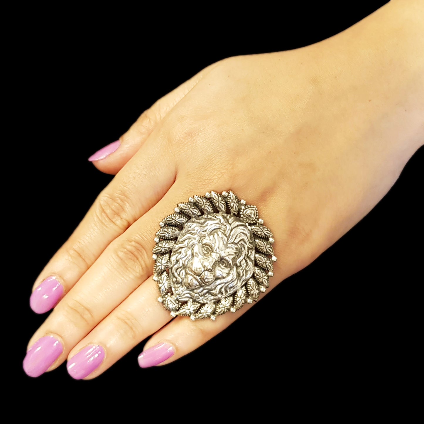 925 Silver Antique Look Handmade Adjustable Ring