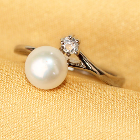 Imeora Real Pearl Adjustable Ring