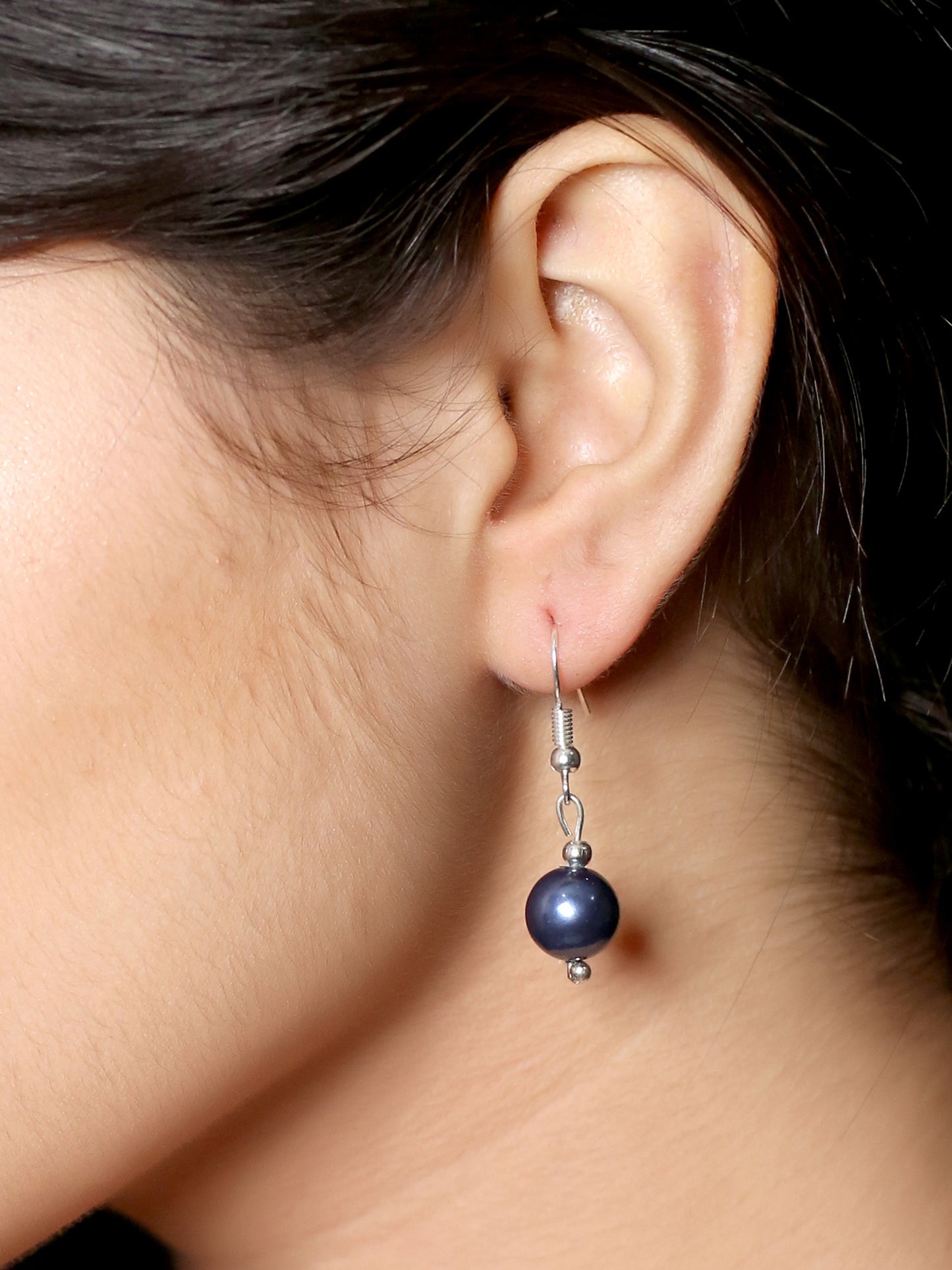 Blue Pearl Earrings