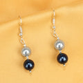 Light Blue Dark Blue Pearl Earring