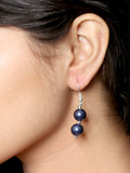 Blue Pearl Earring