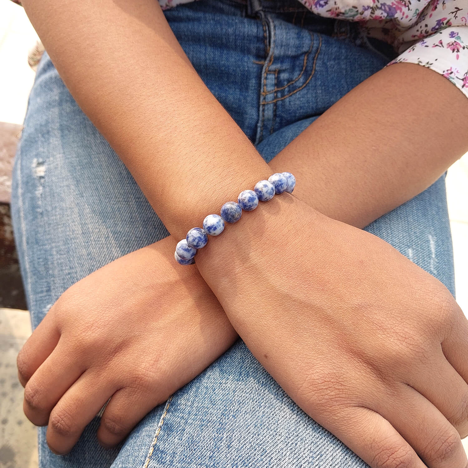 Certified Sodalite 8mm Natural Stone Bracelet – Imeora