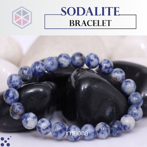 Certified Sodalite 8mm Natural Stone Bracelet