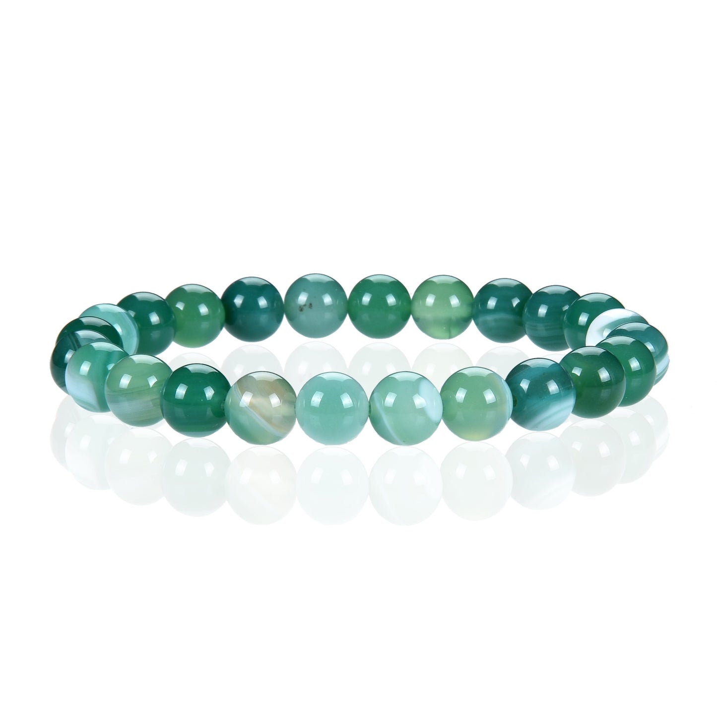 Green Agate 8mm Bracelet