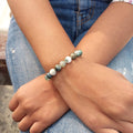 Certified Tree Agate 8mm  Natural Stone Bracelet