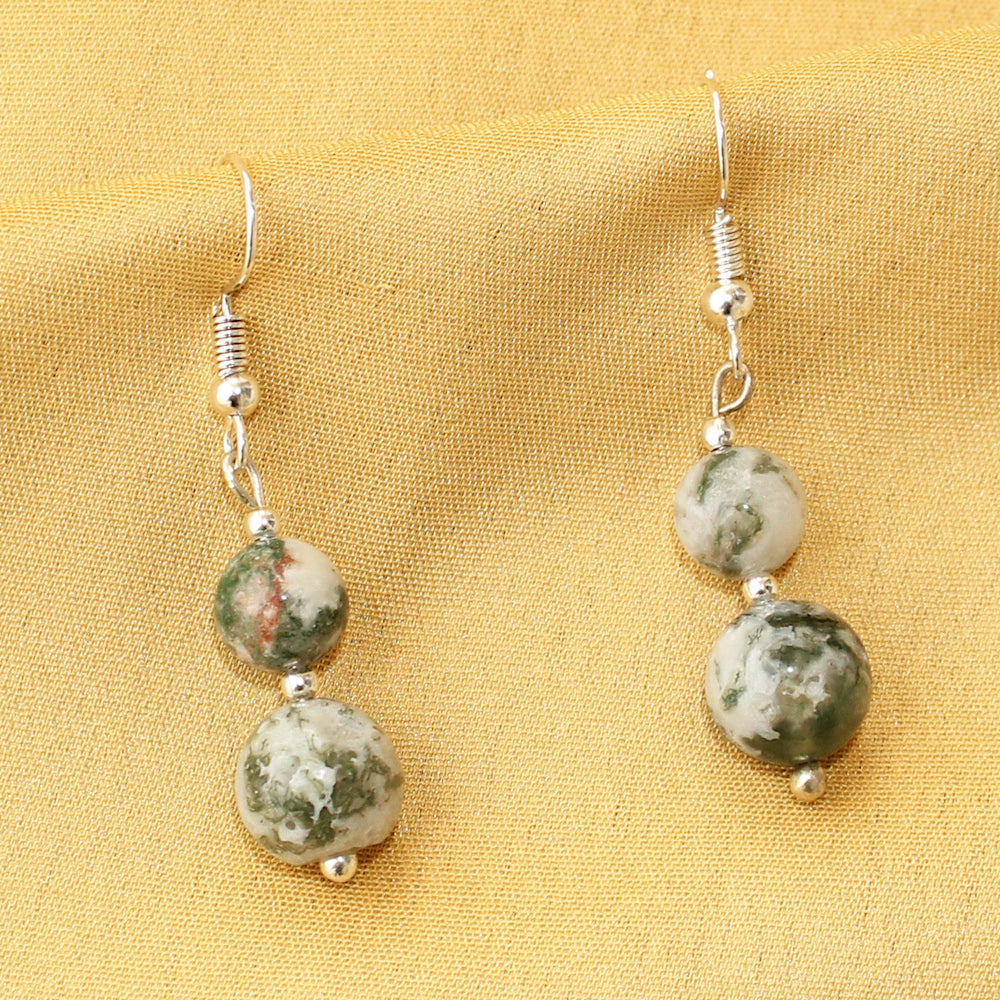 Tree Agate Earrings