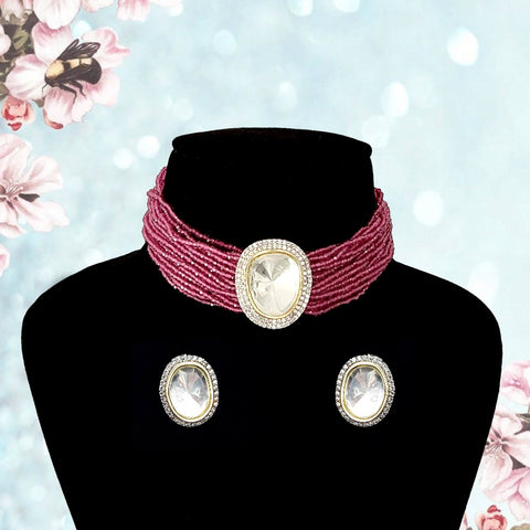 Haven Choker Necklace Set With Dori