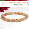 Certified Yellow Chalcedony 8mm Natural Stone Bracelet