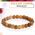 Certified Yellow Jasper 8mm Natural Stone Bracelet