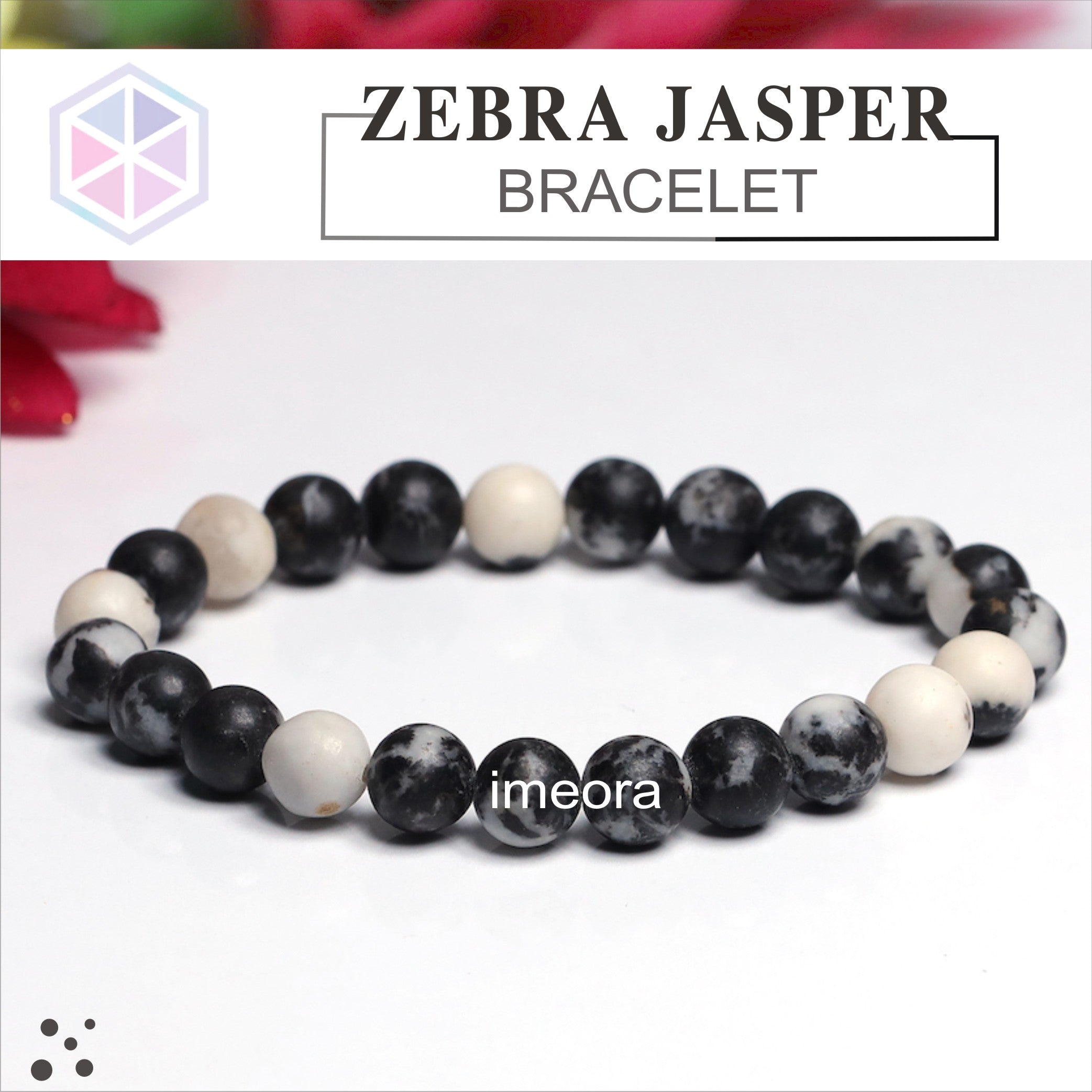 Zebra jasper deals bracelet