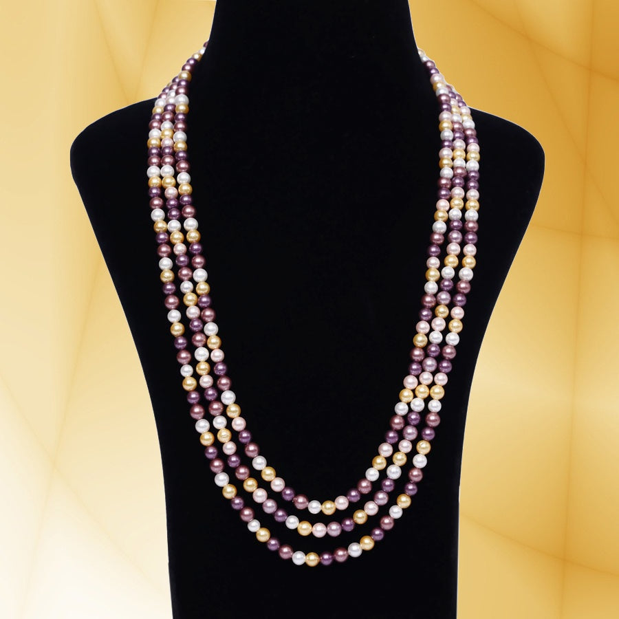 Multicolor Pearl Necklace