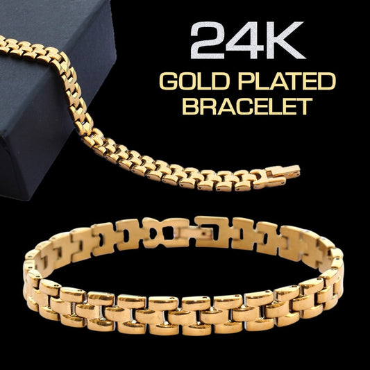 24K Gold Plated Premium Chain Bracelet