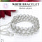 Three Layer Handmade Adjustable Bracelet 6mm Beads