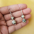Imeora Dalmatian Natural Stone Earrings