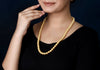 Imeora Golden 8mm Shell Pearl Necklace