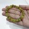 Certified Green Jade 8mm Natural Stone Bracelet