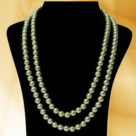 Green Pearl Necklace