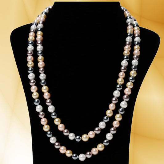 Multicolor Pearl Necklace