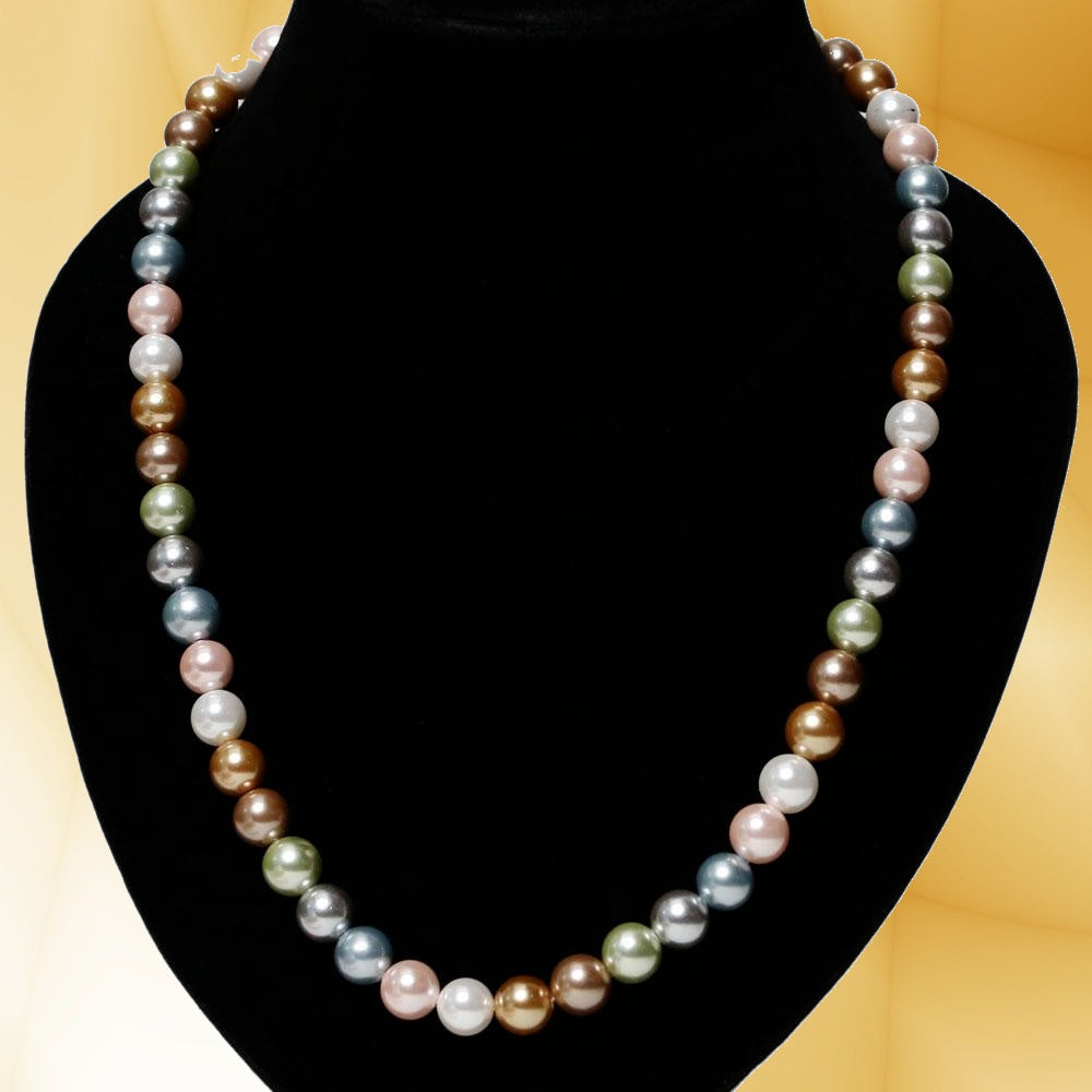 Multicolor Pearl Necklace