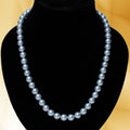 Light Blue Pearl Necklace