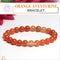 Certified Orange Aventurine 8mm Natural Stone Bracelet