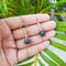 Imeora Black Picasso 10mm Natural Stone Earrings