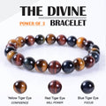 Certified Divine 8mm Natural Stone Bracelet
