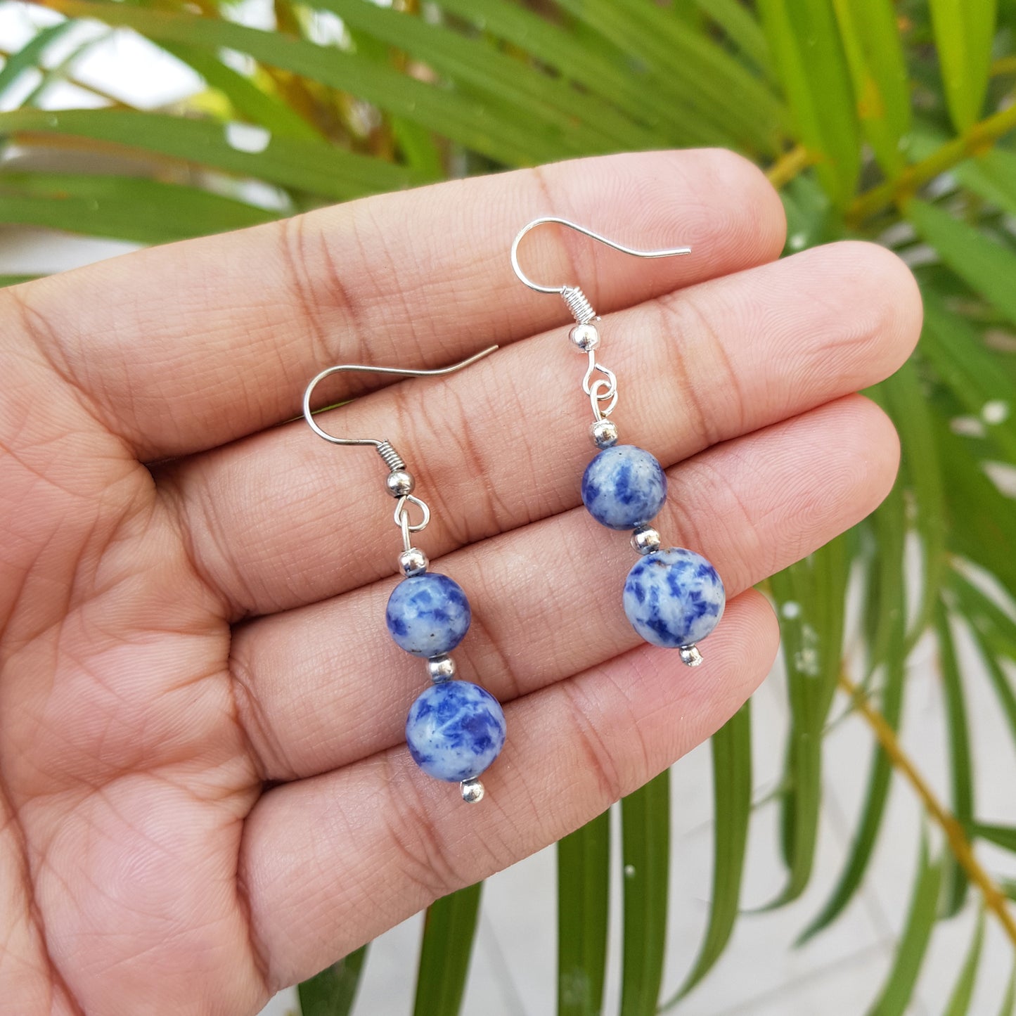 Imeora Sodalite Natural Stone Earrings