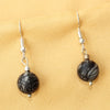 Imeora Black Picasso 10mm Natural Stone Earrings