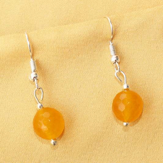 Imeora Yellow 10mm Quartz Earrings