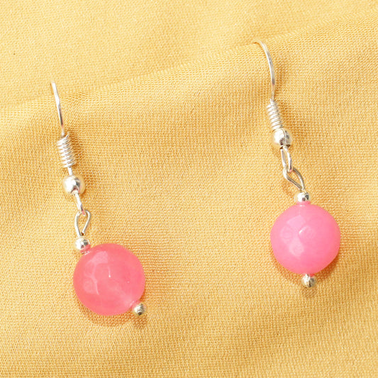 Imeora Pink 10mm  Quartz Earrings